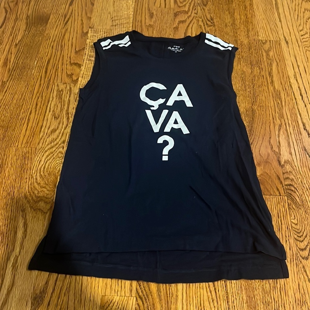 J Crew Woman’s Navy Cava Tank Size XS